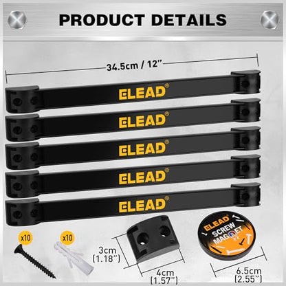 6 Piece 12" Magnetic Tool Holder Storage Organizer
