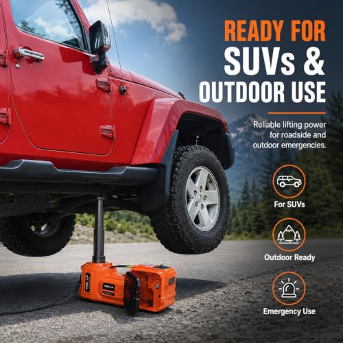 Electric Car Jack Kit 5 Ton 12V with Inflator