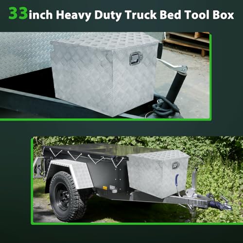 33 Inch Diamond Plate Truck Bed Tool Box