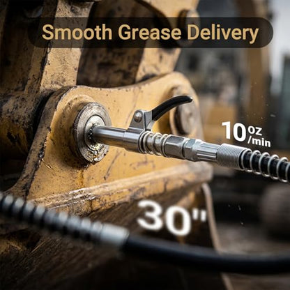 Cordless Grease Gun Compatible with DeWalt 20V Battery