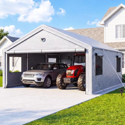 20X20 FT Carports Heavy Duty