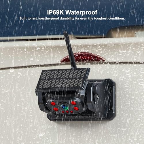 2 Magnetic Wireless Backup Camera with 7'' HD 1080P DVR Monitor System