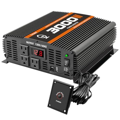 3000 Watt car Power Inverter 12V to 110V