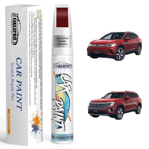 L0G3 6L Aurora Red Metallic Touch Up Paint for Volkswagen