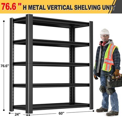 76" H x 60" W x 24" D 5