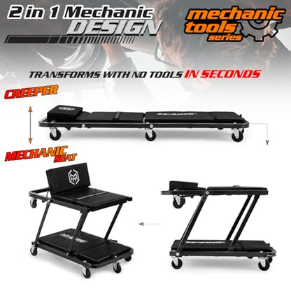 Heavy Duty Convertible Mechanic Creeper