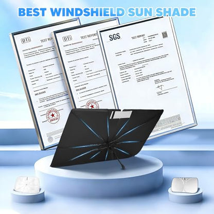 Ice Crystal Windshield Sun Shade Umbrella for 【F150 F