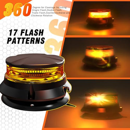LED Amber Strobe Beacon Lights