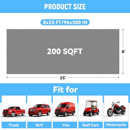 8x25 FT Garage Floor Mat