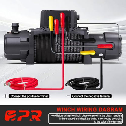 10000 lb. Waterproof IP68 Electric Winch