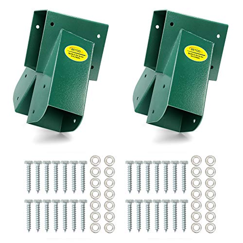 A Frame 2 Brackets Swing Set Bracket with Mounting Hardware (2 Count)