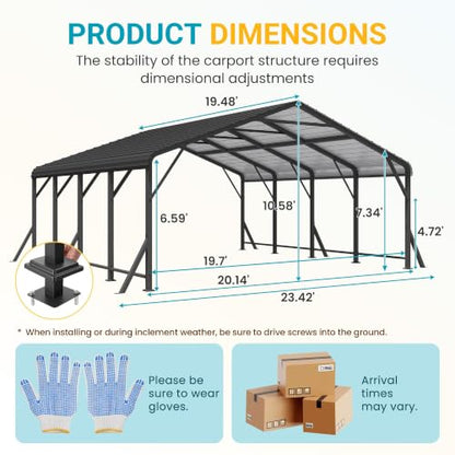 20' x 20' Carport