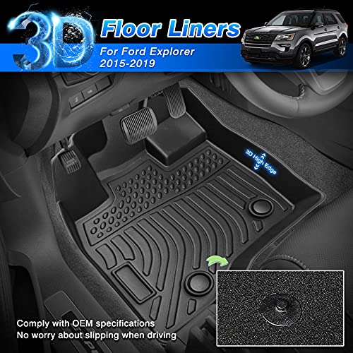 Compatible with Floor Mats Ford Explorer 2015