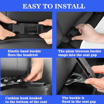 Seat Cushion Covers Full Set for Tesla Model 3 Highland 2017 (7 Count)