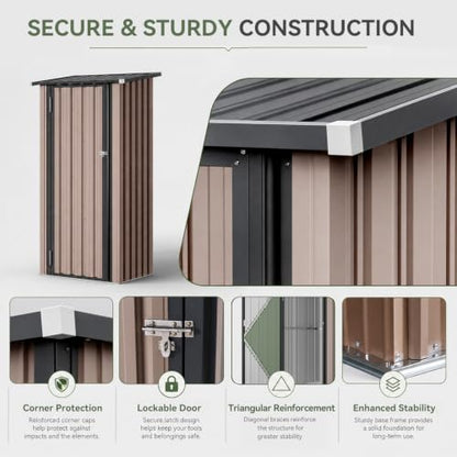 3x2 FT Outdoor Storage Shed
