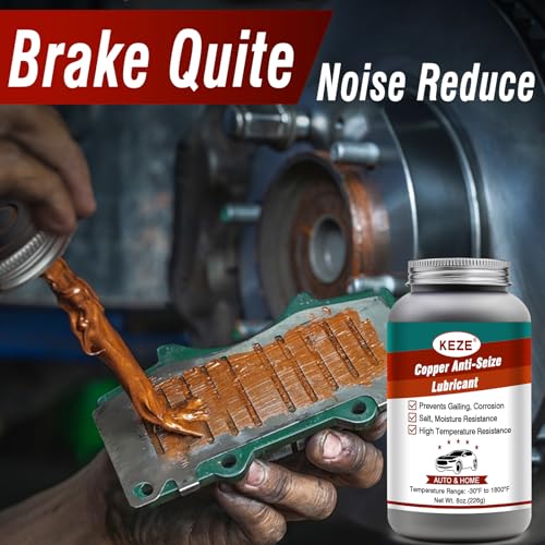 Anti Seize Lubricant Copper Grease High Temp Anti (8 Ounce)