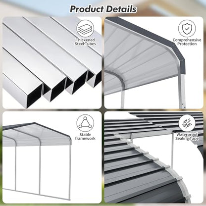12x20 Metal Carport