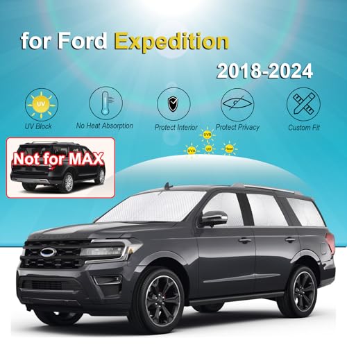 8pcs Thicken Full Sun Shades for Ford Expedition SUV (8 Count)