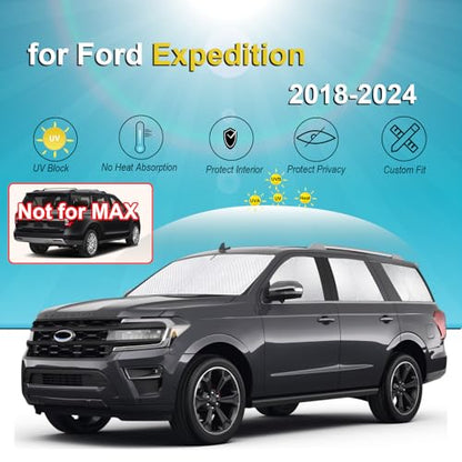 8pcs Thicken Full Sun Shades for Ford Expedition SUV (8 Count)