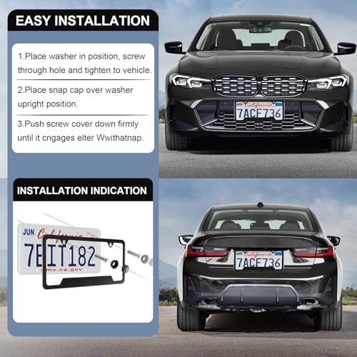 Carbon Fiber License Plate Frames