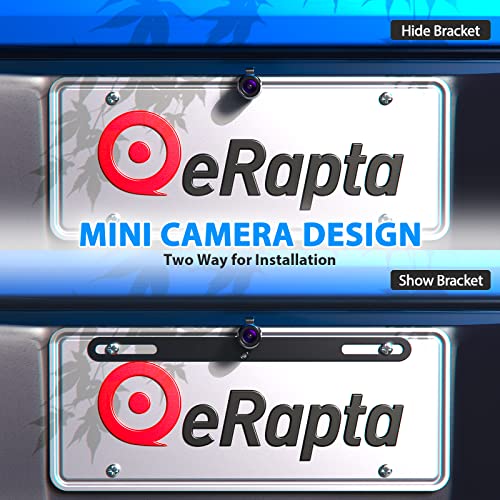 HD Backup Camera Rear View License Plate Reverse Camera Universal for Pickup Truck Car SUV 149° Perfect Angle Night Vision IP69K Level Waterproof A1XT02
