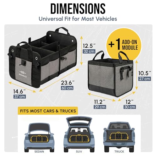 Large Car Trunk Organizer