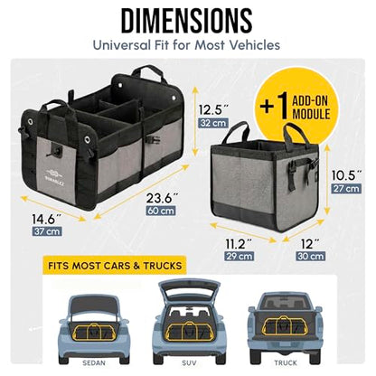 Large Car Trunk Organizer