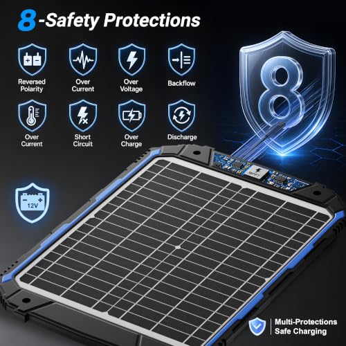20W 12V Solar Battery Trickle Charger & Maintainer PRO