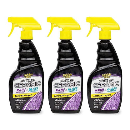 92183 3PK Hybrid Ceramic Rain Repellent and Glass Cleaner (48 Fl Oz)