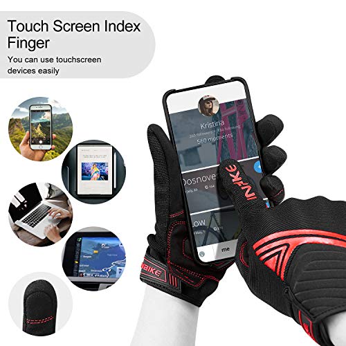 Motorcycle Gloves Breathable Mesh Touchscreen Hard Knuckles
