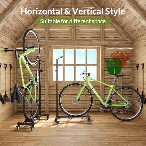 Vertical Bike Stand with Wheels