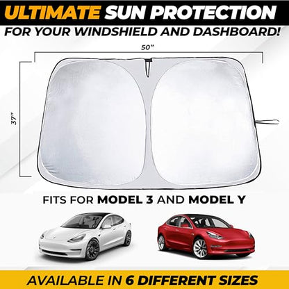 Tesla Windshield Sun Shade for Model