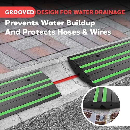 8 ft. Rubber Curb Ramp Set (2 Count)