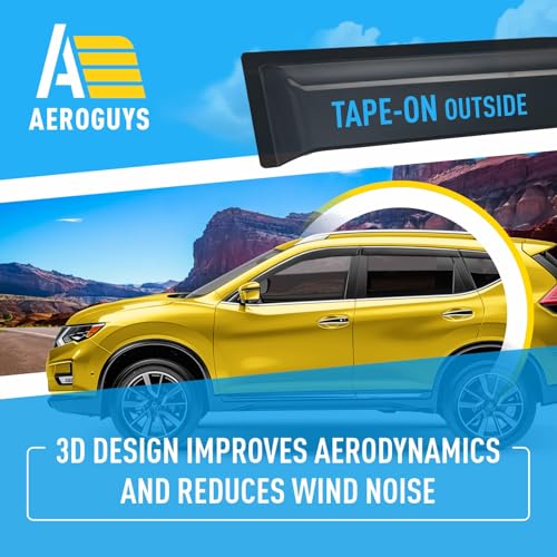 Extra Durable Window Deflectors Tape (6 Count)