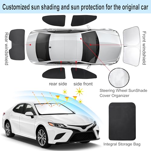 Window Shades for Toyota Camry 2018 (6 Count)