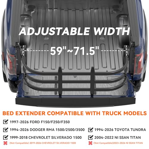 Adjustable Aluminum Truck Bed Extender