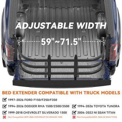 Adjustable Aluminum Truck Bed Extender
