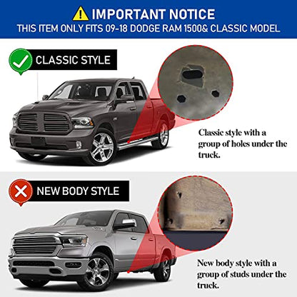 Running Boards Compatible with Dodge Ram 1500 2500 3500 Quad Cab