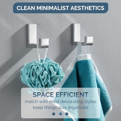 Towel Hook for Bathroom (2 Count)