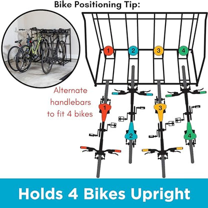 Bike Rack Garage Storage Floor Stand