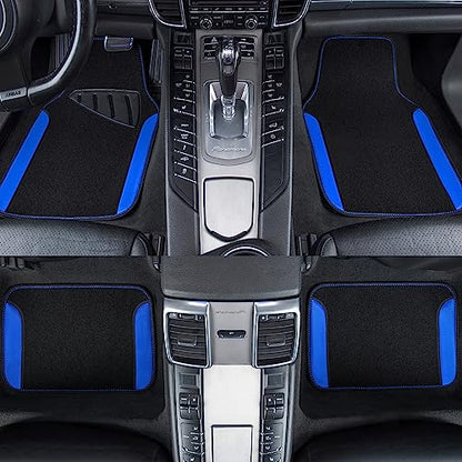Rainbow Waterproof Universal Fit Faux Leather Car Carpet