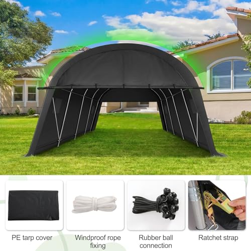 Carport 20x20 Heavy Duty 2 Car Carport Canopy