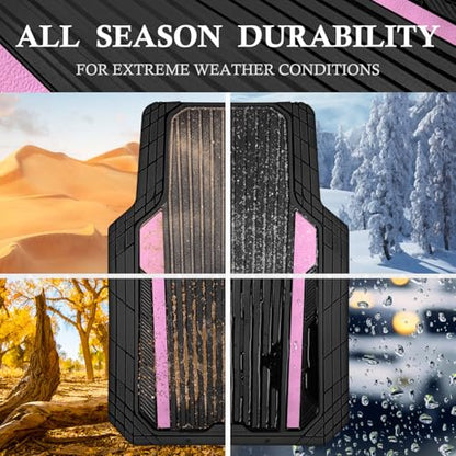 Heavy Duty Rubber Car Mats Metallic