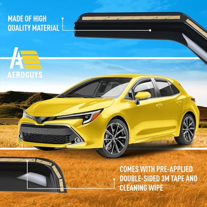 Extra Durable Window Deflectors in (4 Count)