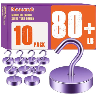 Magnetic Hooks Steel Tube Design for Cruise (10 Count)