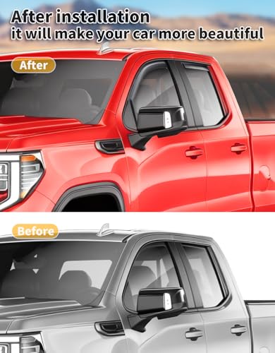 Window Rain Guards for Chevy Silverado (4 Count)