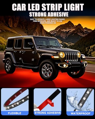 12V Led Light Strip for Cars 32CM Waterproof IP67