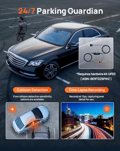 4K Dash Cam Front and Rear