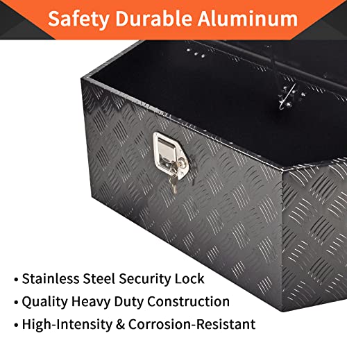 39 Inch Aluminum Trailer Tongue Tool Box 5 Bar Tread Wide Utility