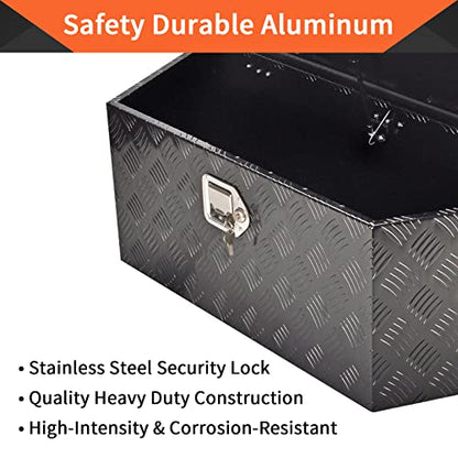 39 Inch Aluminum Trailer Tongue Tool Box 5 Bar Tread Wide Utility